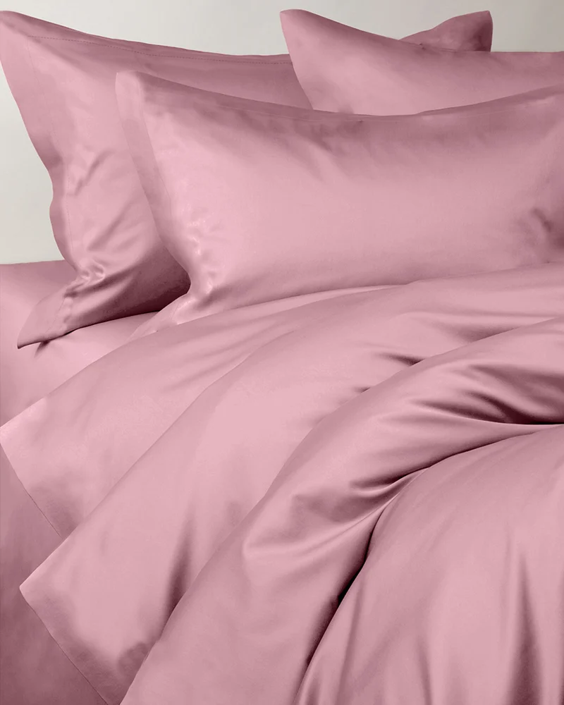 Pościel satynowa VALENCIA – flamingo pink