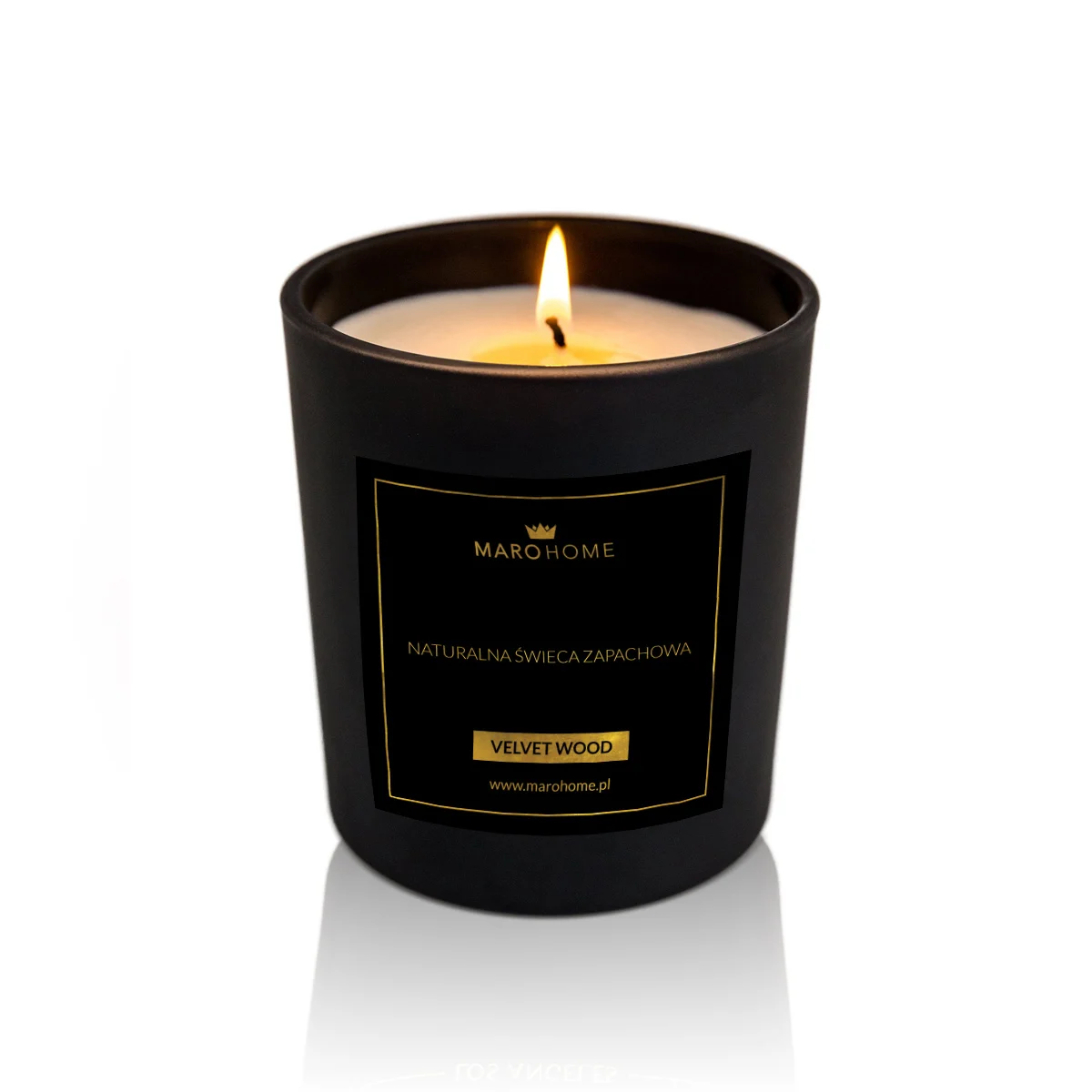 Naturalna świeca sojowa – velvet wood