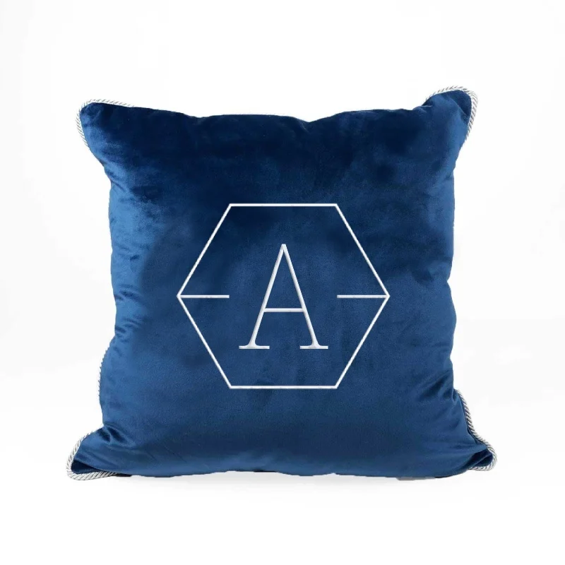 Poduszka VELVET Venice z monogramem
