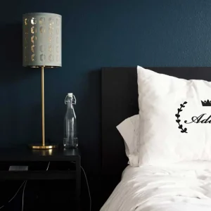 Komplet pościeli bawełna perkal z haftowanymi imionami