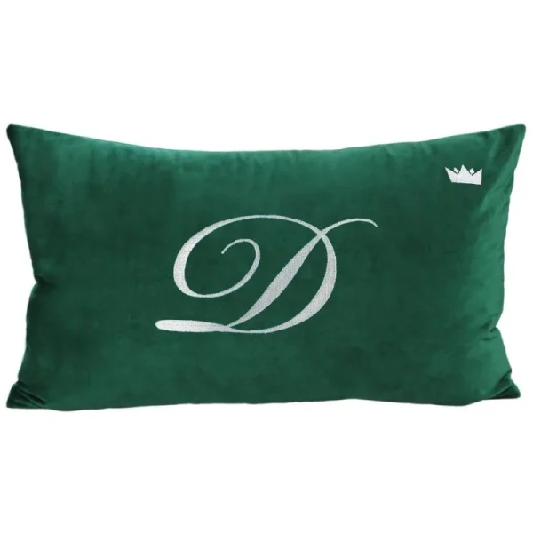 Poduszka prostokąt VELVET IMPERIAL z monogramem